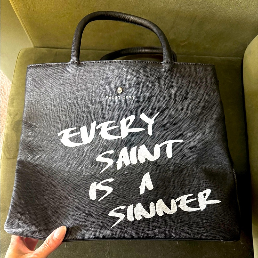 Saint Ivvy Every Saint Is a Sinner Large Tote